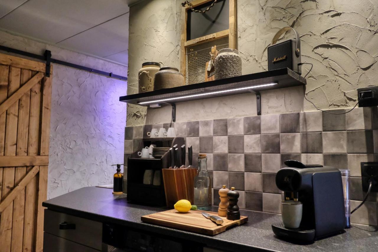 Lodge In Een Bosrijke Omgeving Met Hottub & Sauna Opt Rheezerveen المظهر الخارجي الصورة