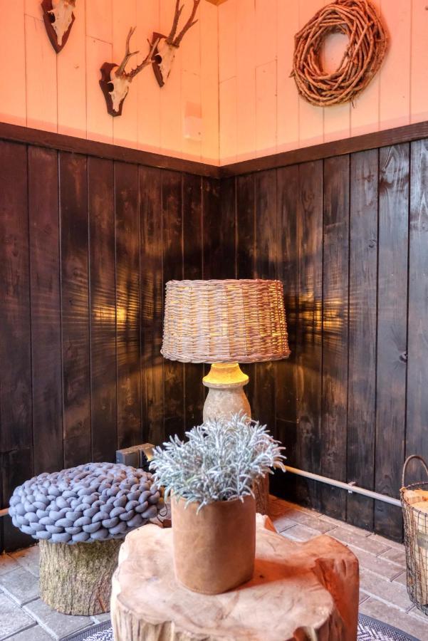 Lodge In Een Bosrijke Omgeving Met Hottub & Sauna Opt Rheezerveen المظهر الخارجي الصورة