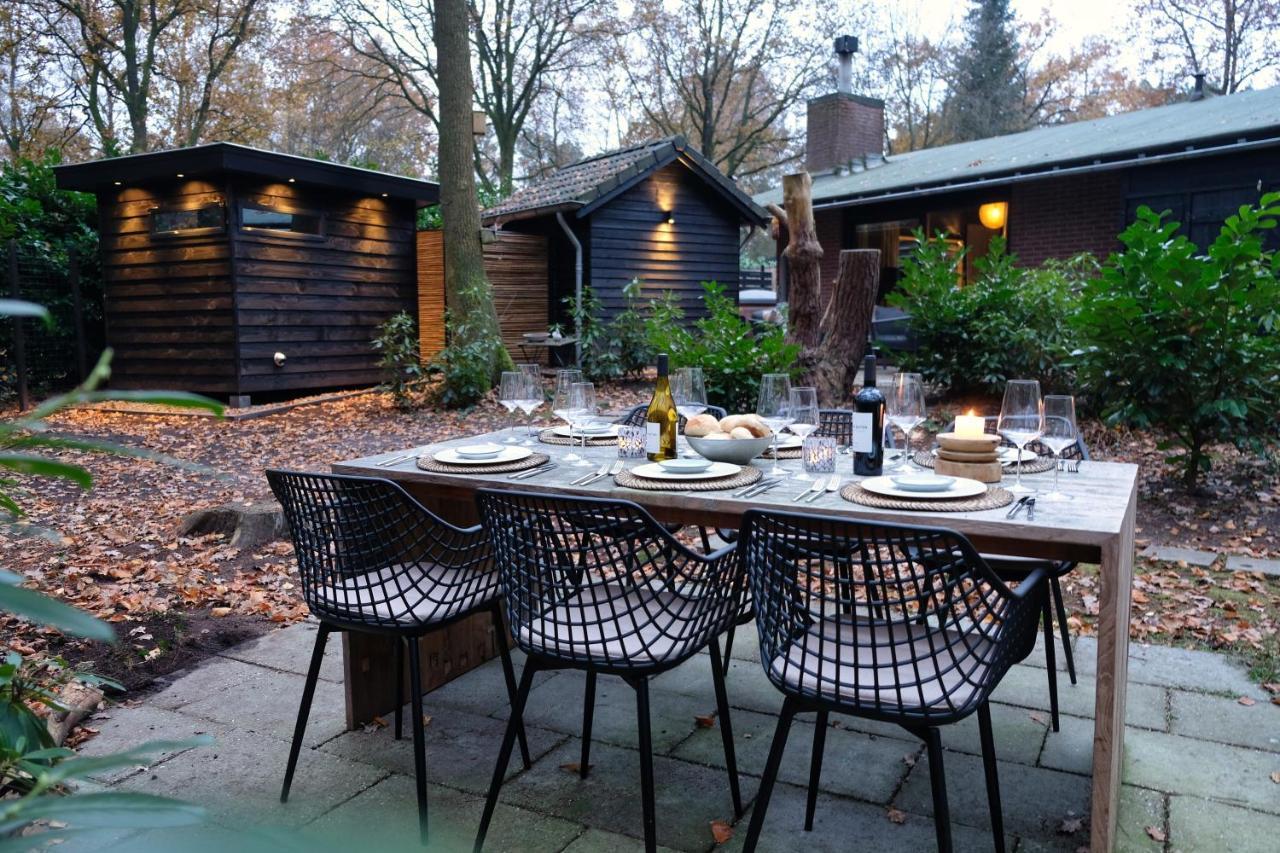 Lodge In Een Bosrijke Omgeving Met Hottub & Sauna Opt Rheezerveen المظهر الخارجي الصورة