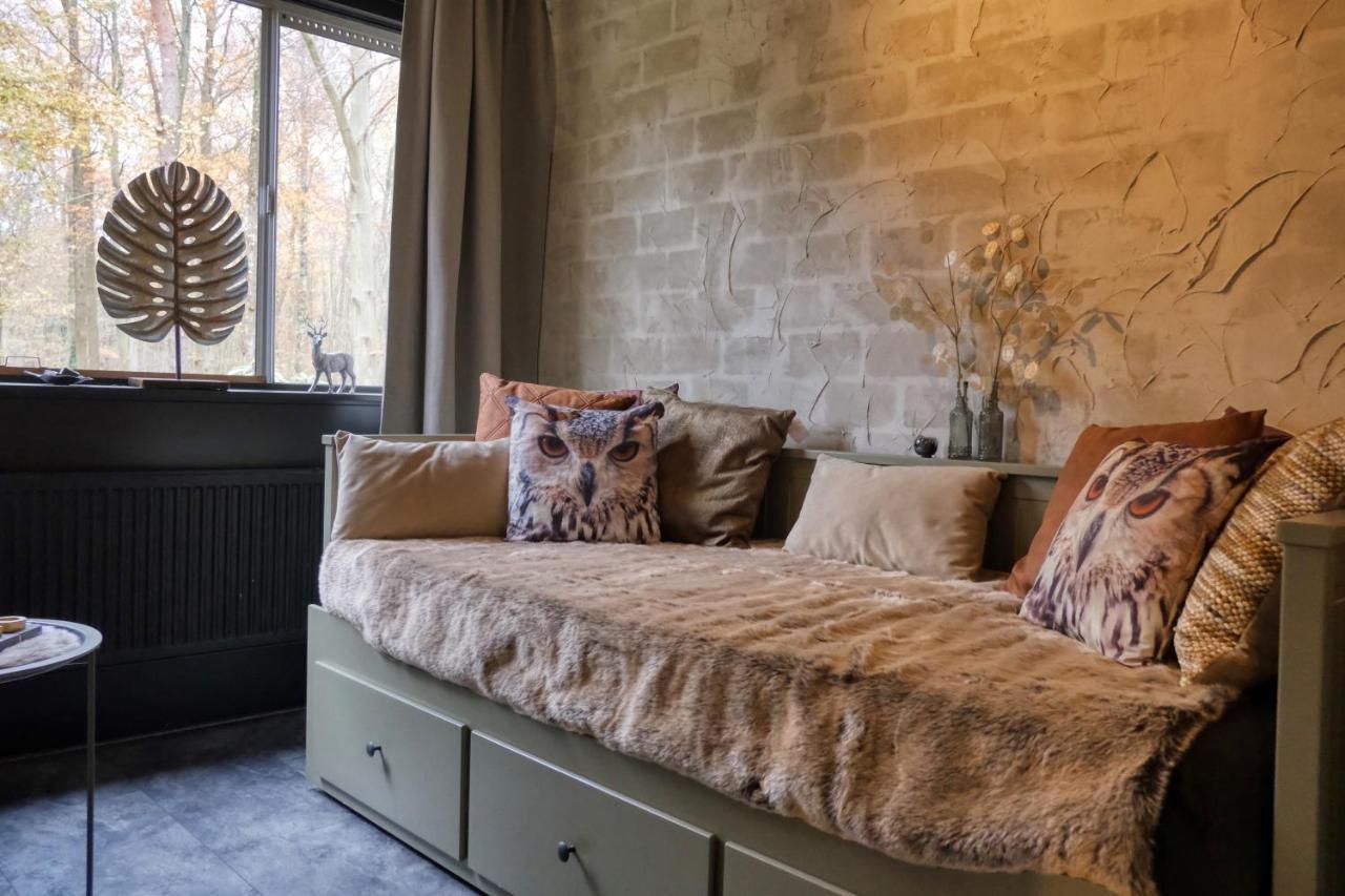 Lodge In Een Bosrijke Omgeving Met Hottub & Sauna Opt Rheezerveen المظهر الخارجي الصورة
